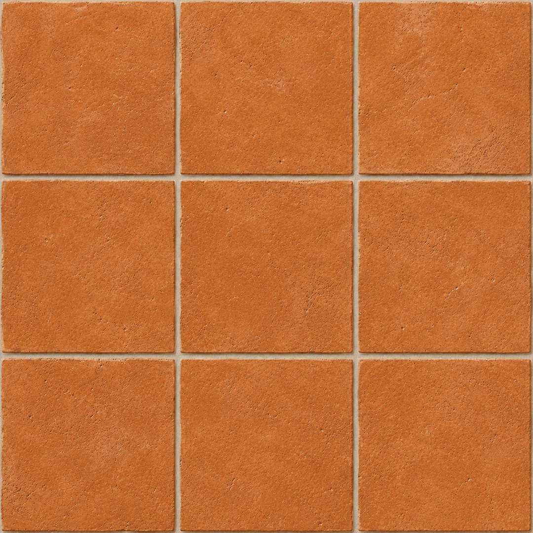 Terracotta material for Modern Mediterranean interiors
