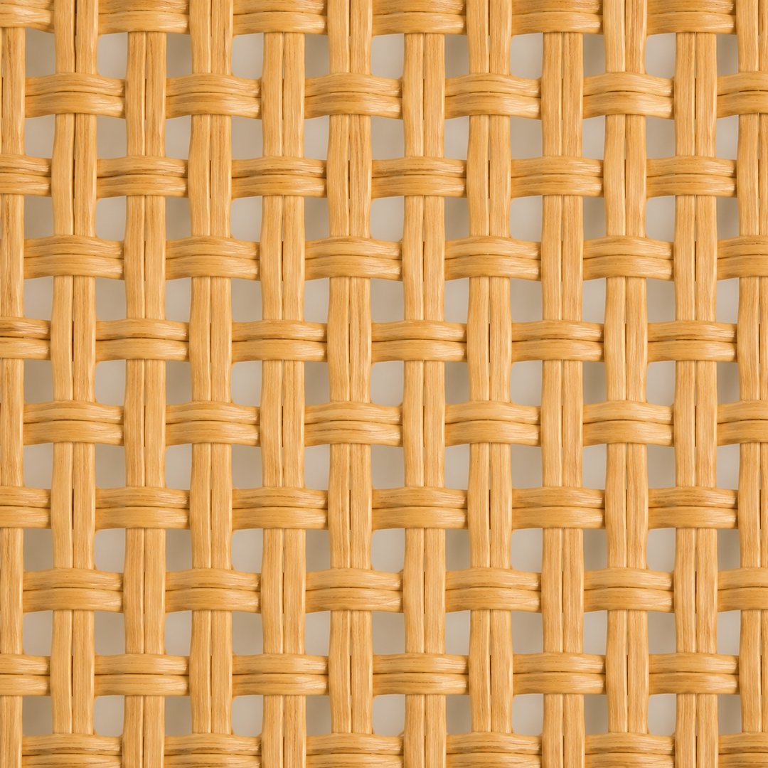 Rattan and wicker material for Organic Modern interiors