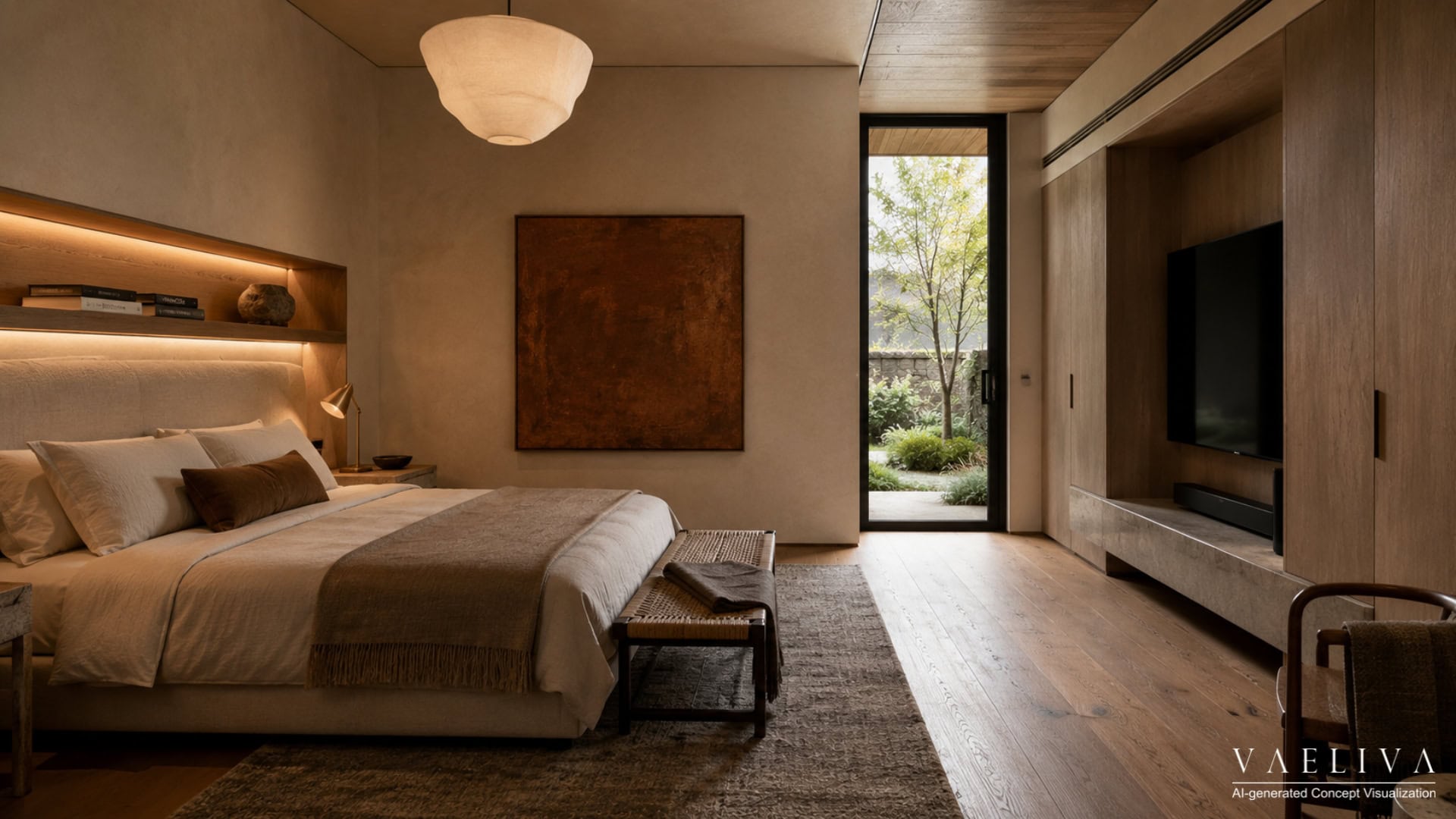 Organic Modern Bedroom — House 001