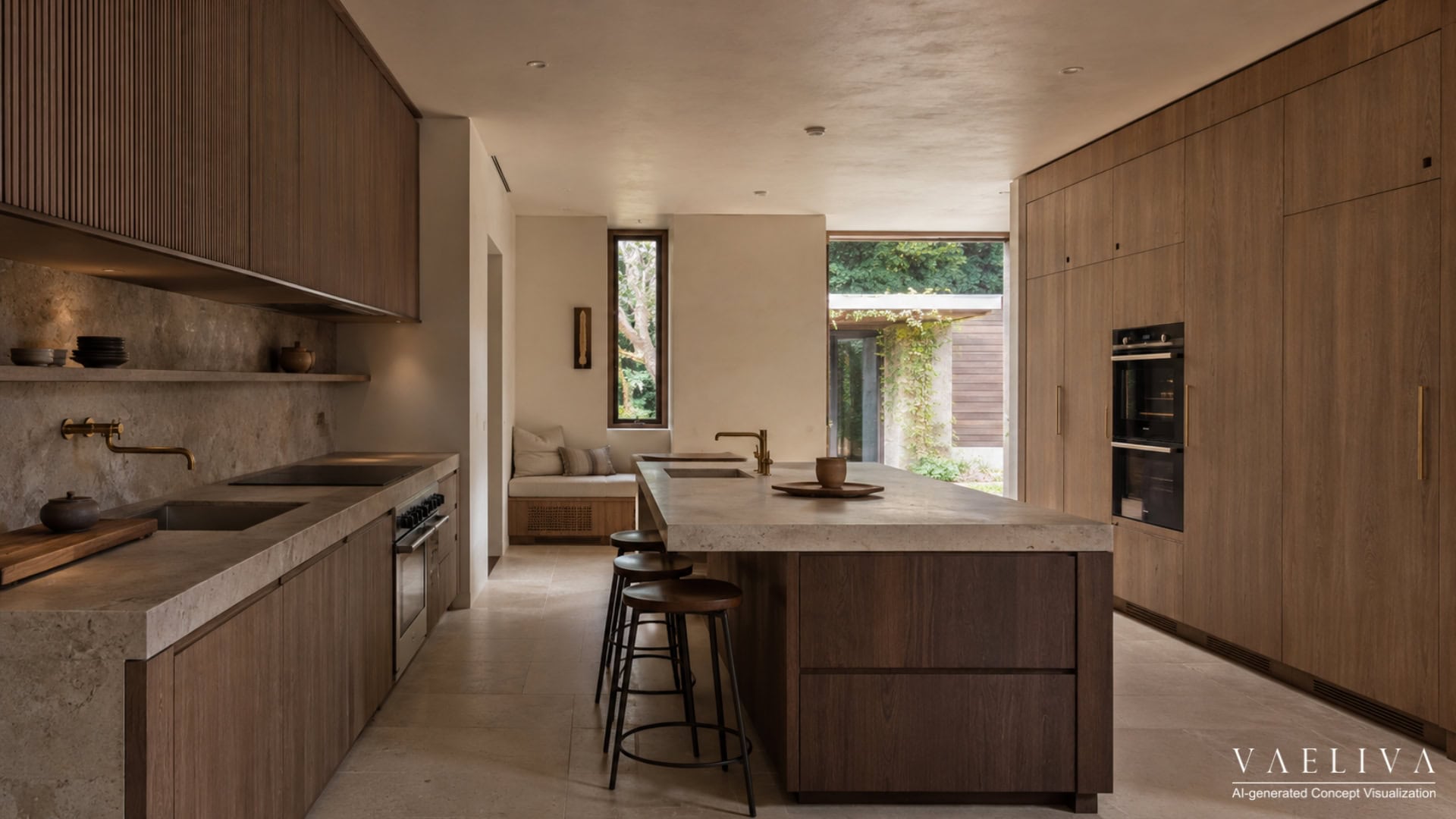 Organic Modern Kitchen — House 001
