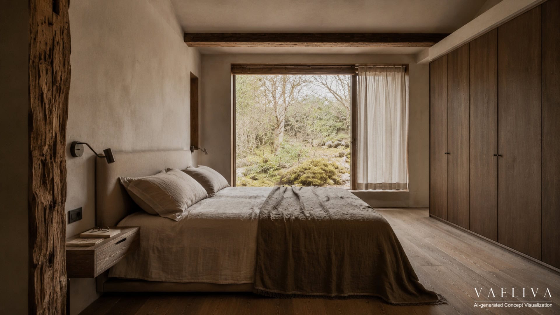 Wabi-Sabi Bedroom — House 001